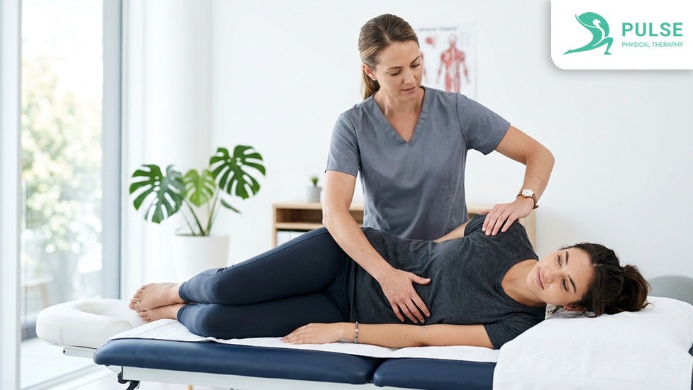 Manual therapy session improving mobility and flexibility