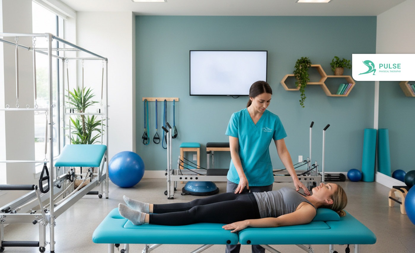 Patient receiving pelvic floor physical therapy treatment for lower back pain in Hinsdale